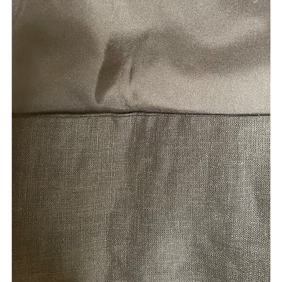 Shamask Black Silk Linen Dress 10 12 14 NWT $1600 Evening - Picture 12 of 16